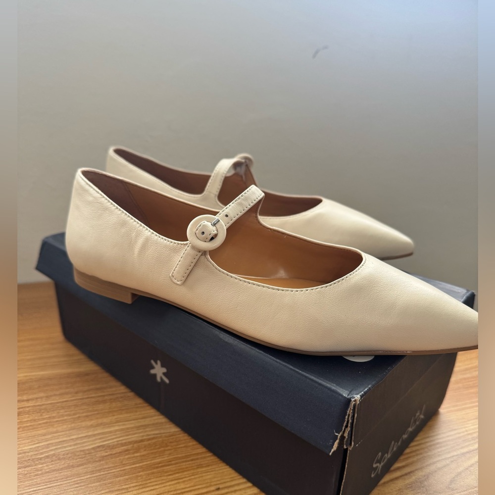 Splendid Women’s Leather Mariana Mary Jane Flats Size 7.5 - Picture 3 of 11